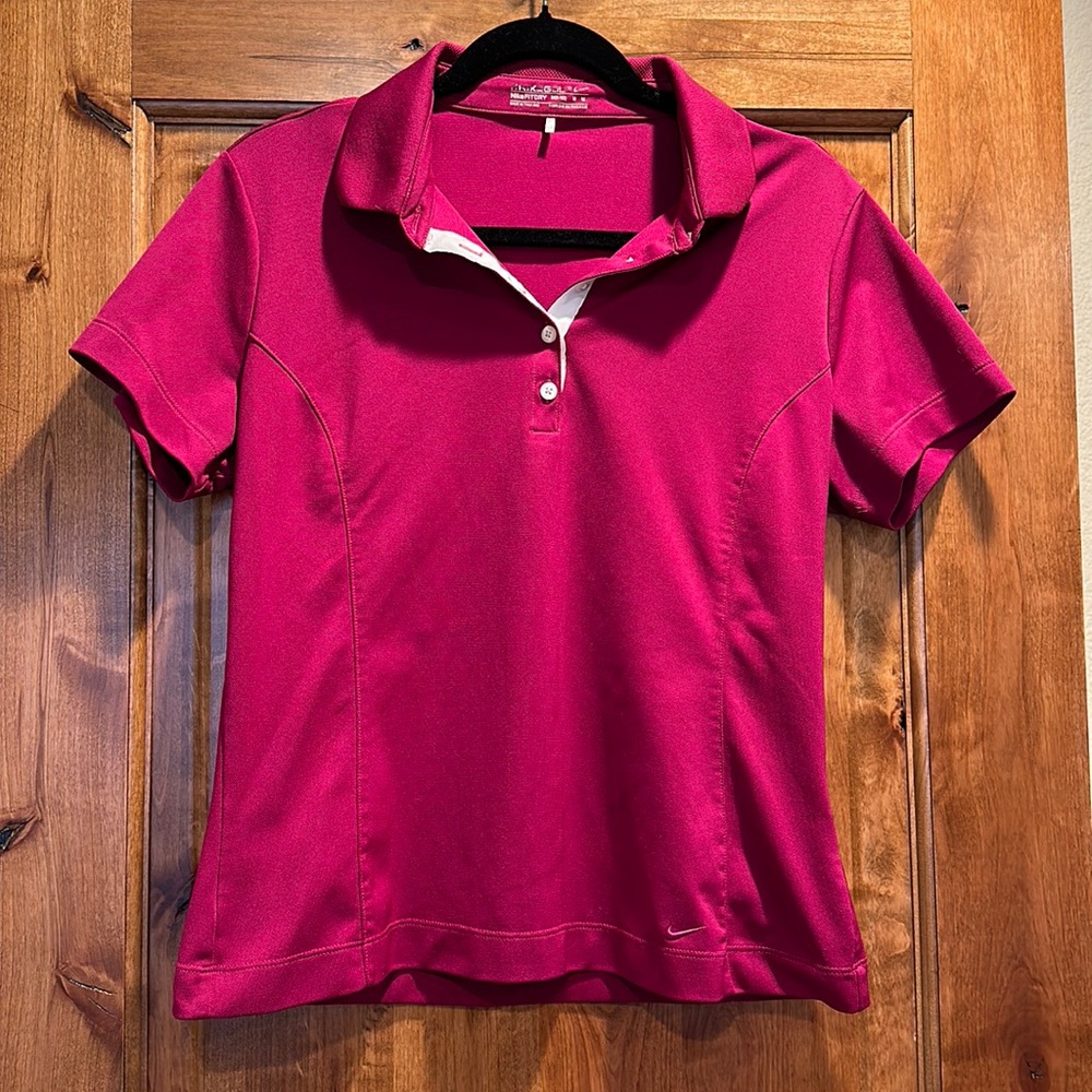 Nike Women's Magenta Polo Shirt